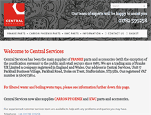 Tablet Screenshot of central-servicesuk.co.uk